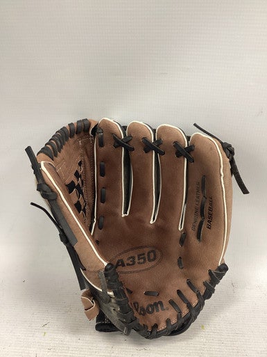 Used Wilson A350 BB/SB Glove RH Throw Brown 12" 11851-S000036310