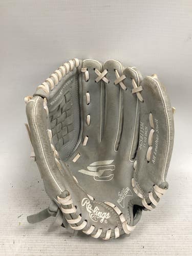 Used Rawlings SURE CATCH BB/SB Glove RH Throw Grey 11 1/2" 11851-S000036178