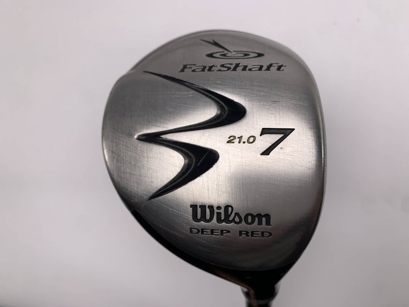 Wilson Deep Red 7 Fairway Wood 21* Grafalloy FatShaft Regular Graphite Mens RH