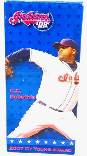 CC Sabathia 2008 Cleveland Indians MLB "Cy Cy Sabathia" Used Bobblehead