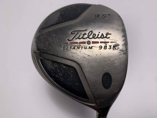 Titleist 983 K Driver 9.5* Aldila NV Green 65g Stiff Graphite Mens RH
