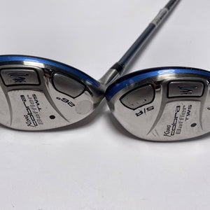 Cobra Baffler TWS Senior 2009 4 & 5 Hybrid Set 26* 29* Aldila DVS HL Ladies LH