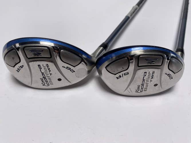 Cobra Baffler TWS Senior 2009 4 & 5 Hybrid Set 26* 29* Aldila DVS HL Ladies LH