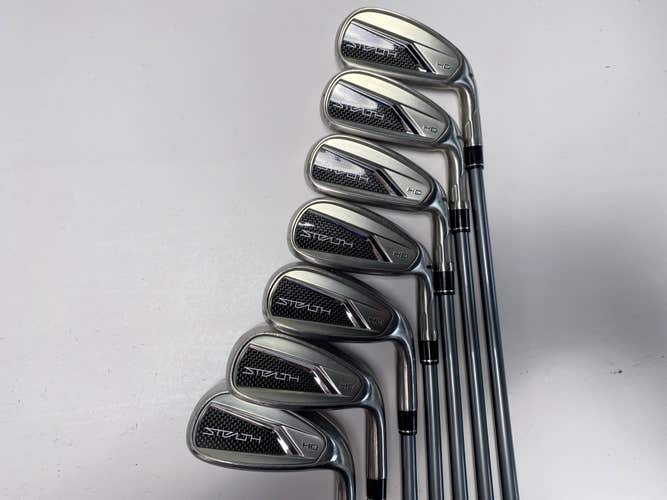 TaylorMade Stealth HD Iron Set 5-PW+GW Fujikura Speeder NX Red 50g Senior RH