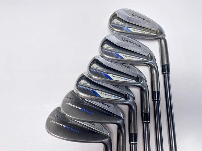 TaylorMade Speedblade Iron Set 7-PW+GW+SW VeloxT Ladies Graphite Womens RH