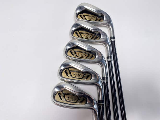 XXIO Prime 10 Iron Set 5-9 SP-1000 Flex 3311 45g Regular Graphite Mens RH