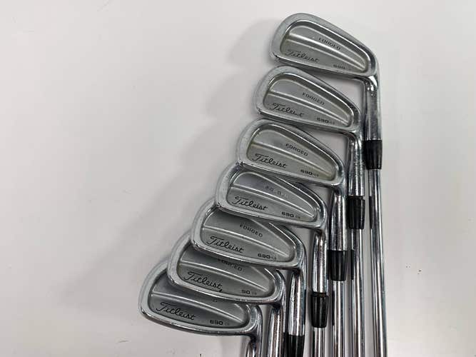 Titleist 690 CB Forged Iron Set 4-PW True Temper DG Sensicore S300 Stiff Mens RH