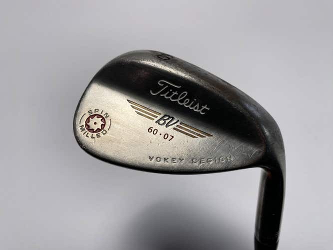 Titleist Vokey Spin Milled Oil Can 2009 Lob Wedge LW 60* 7 Wedge Steel Mens RH
