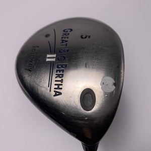 Callaway Great Big Bertha II 5 Fairway Wood 18* GBB System 60 50g Ladies RH