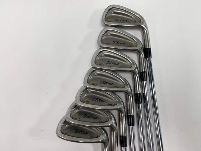 Titleist DCI 981 Iron Set 4-PW Tri-Spec Stiff Steel Mens RH