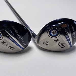 XXIO 9 3 & 5 Fairway Wood Set 15* 18* MP900 Regular Graphite Mens RH