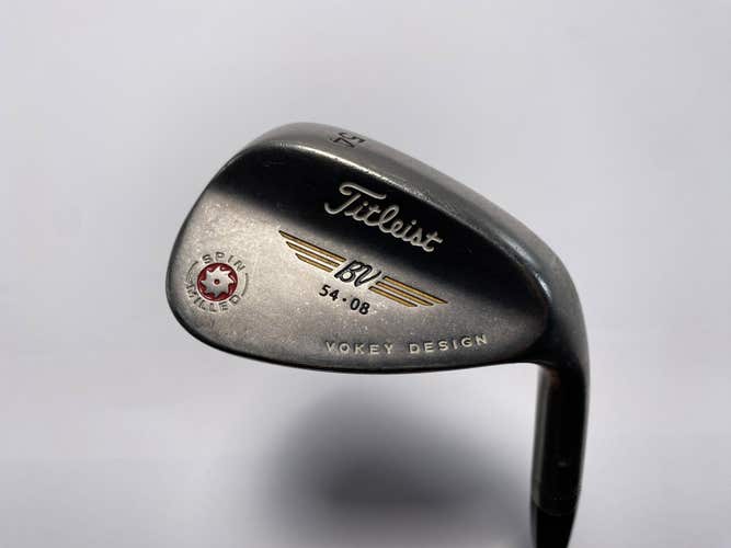 Titleist Vokey Spin Milled Black 2009 Sand Wedge SW 54* 8 Wedge Steel Mens RH