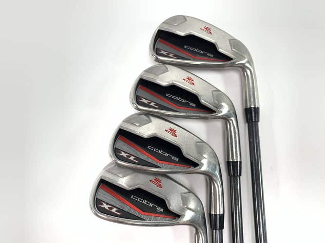 Cobra XL Iron Set 6-9 Regular Graphite Mens RH Midsize Grips