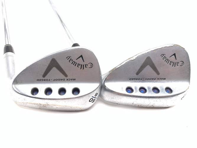 Callaway Mack Daddy Forged Chrome Wedge Set 52* 10 60* 8 TT DG S200 Mens RH