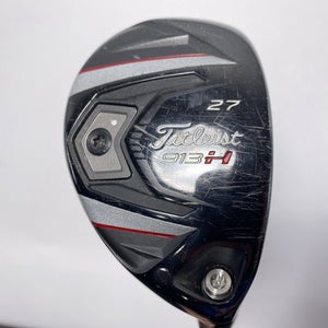 Titleist 913 H Hybrid 27* Mitsubishi Rayon Bassara 60HYB Hi Regular Mens RH