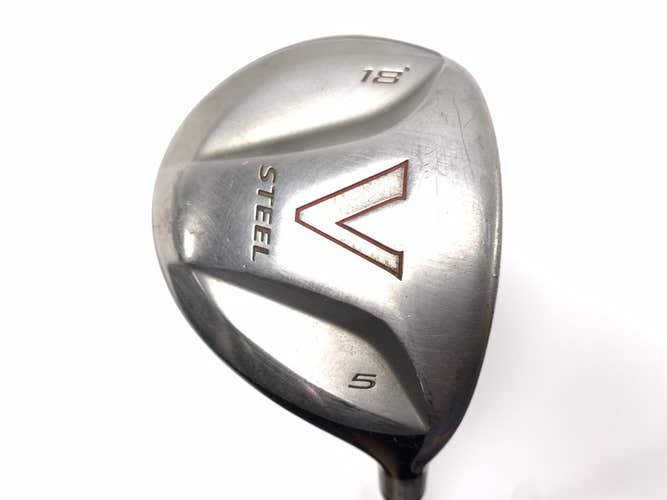 TaylorMade V Steel 5 Fairway Wood 18* MAS2 Regular Graphite Mens RH