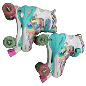 Used SULIFEEL Junior Roller Quad Skates Purple Adjustable 11613-S000165921