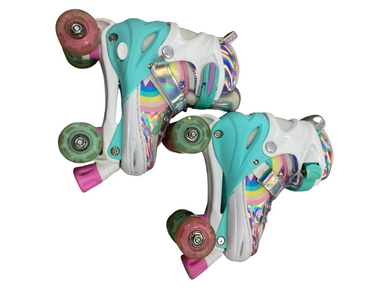 Used SULIFEEL Junior Roller Quad Skates Purple Adjustable 11613-S000165921