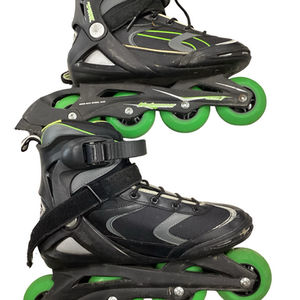 Used Rollerblade ADVANCE PRO XT Senior Rec Fitness Skates Green Senior 8 11613-S000165896