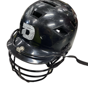 Used Schutt Batting Helmet w/Mask Black SM 11613-S000165757