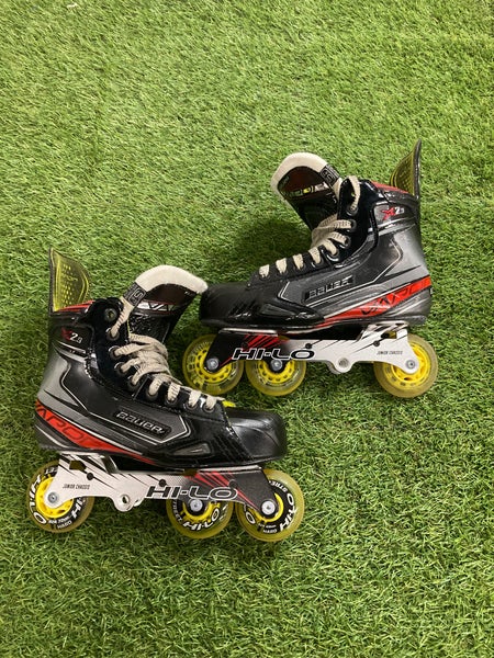Intermediate Bauer Vapor X2.9 Inline Skates Regular Width Size 5.5 (Used)