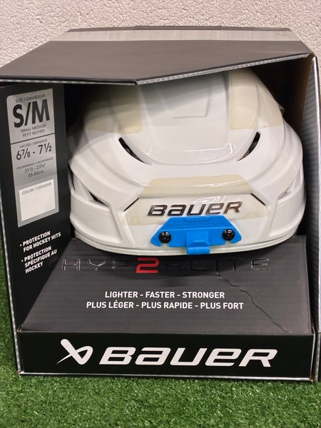 White Small Bauer Hyperlite 2 Helmet (New)