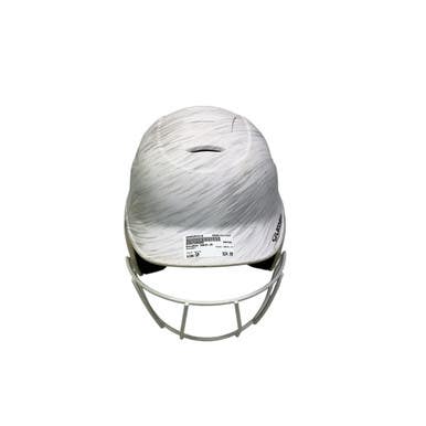 Used BoomBah BBH2-JR Batting Helmet w/Mask White SM 11347-S000253310