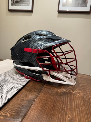 Carbon Fiber Cascade R Helmet Used
