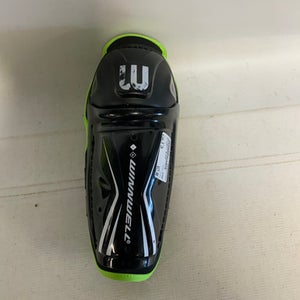 Used WinnWell BLACK Youth Shin Guards Black 9" 11823-S000033475