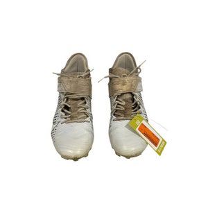 Used Nike LAX Cleats Mens White Senior 10.5 11847-S000028595
