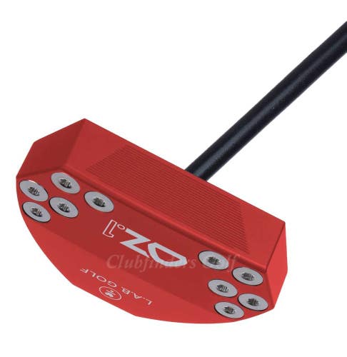 NEW LAB Golf 2025 OZ.1 Custom Red 34.5" Putter LAB Matte Black Premium w/ HC