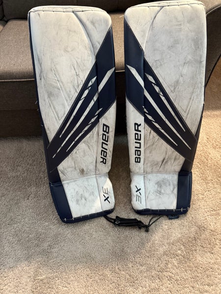 Used 32+1" Bauer Vapor 3X Goalie Leg Pads