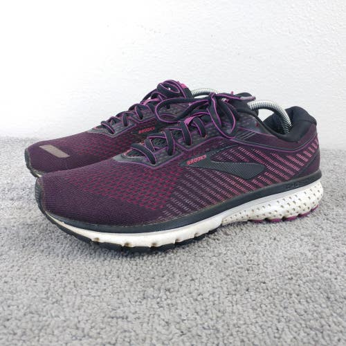 Brooks Ghost 12 Womens Size 11 Running Shoes Low 1203051B063 Purple NO INSOLES