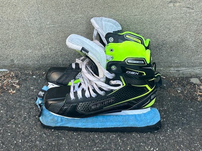 Bauer GSX Hockey Goalie Skates 9.5 D