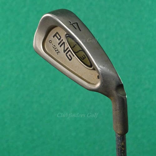 Ping i3 O-Size Black Dot Single 4 Iron Factory Cushin JZ Steel Stiff