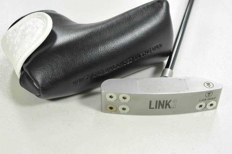 LAB Golf LINK.1 35" 70* Putter BGT Stability Tour RH Graphite Head Cover #201173