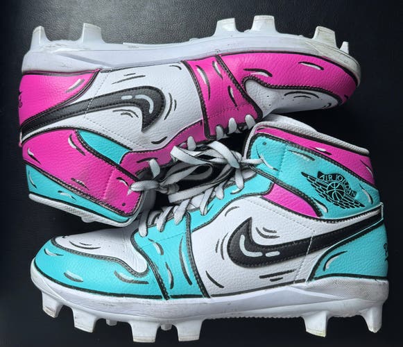 Pottstown Custom Adult Size M 11.5 Air Jordan Molded Cleats Cleats (Used)
