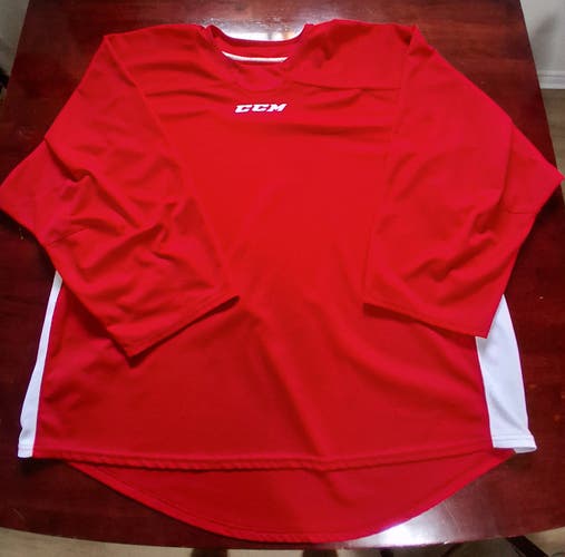 CCM Red Senior Goalie Cut Jersey