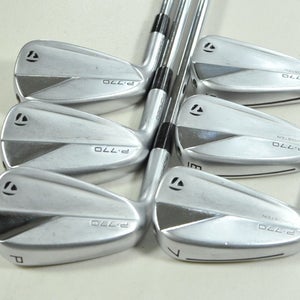 LEFT HANDED TaylorMade P770 2023 5-PW Iron Set Regular Flex MPH Steel  # 201138