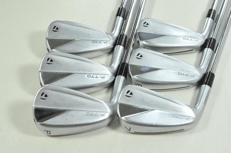LEFT HANDED TaylorMade P770 2023 5-PW Iron Set Regular Flex MPH Steel # 201138