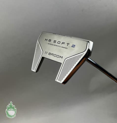 New Right Handed Cleveland HB Soft 2 11 Broom 48" Putter Steel Golf Club