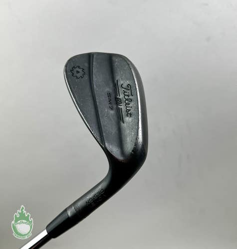 RH Titleist Vokey SM7 F Grind Jet Black Wedge 50*12 Wedge Steel Golf Club