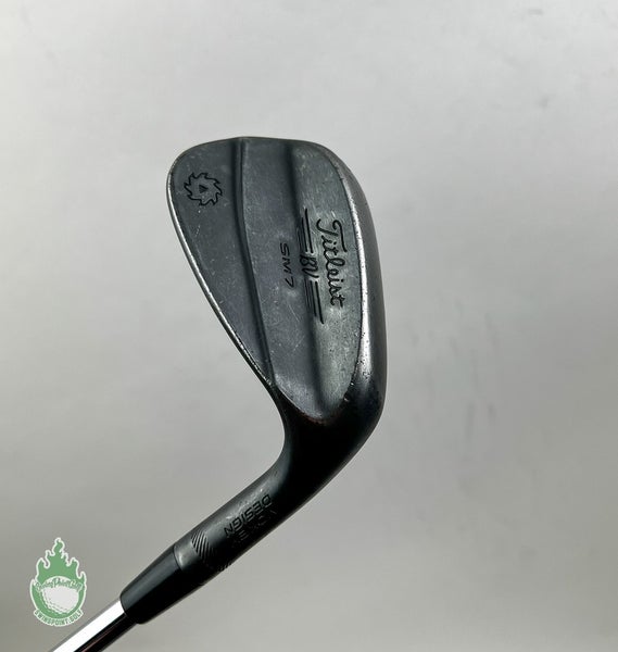 RH Titleist Vokey SM7 F Grind Jet Black Wedge 50*12 Wedge Steel Golf Club