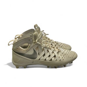 Used Nike HURACHE LAX Cleats Mens White Senior 11 11863-S000023290