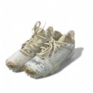Used Under Armour BLUR Jr FB Cleats White Junior 01.5 11863-S000023325