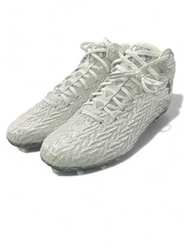 Used Under Armour LAX Cleats Womens White Senior 10 11863-S000023347