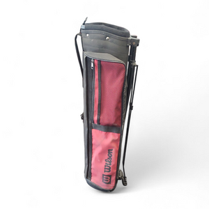 Used Wilson RED AND BLACK Jr Stand Bag Black 11863-S000023353