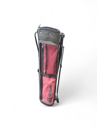 Used Wilson RED AND BLACK Jr Stand Bag Black 11863-S000023353