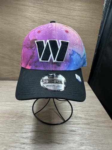 RARE Washington Commanders New Era Hat 39Thirty Medium Large Crucial Catch