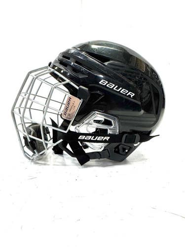 Used Bauer RE AKT 85 Helmet Cage Combo Black LG 11860-S000296002